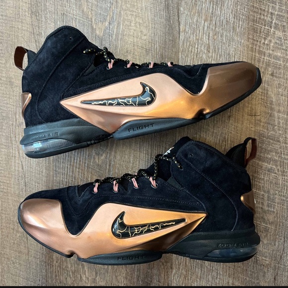 nike zoom penny 6 copper